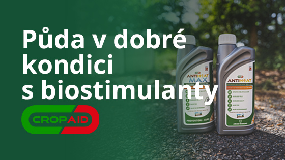 Půda v dobré kondici s biostimulanty Cropaid
