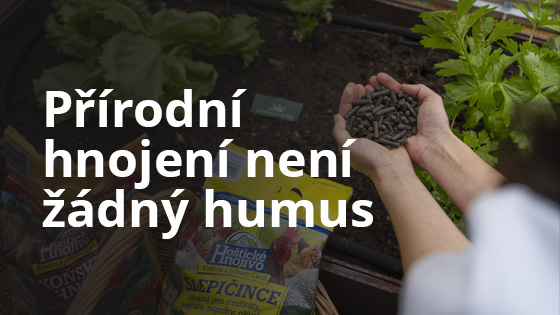 Přírodní hnojení není žádný humus