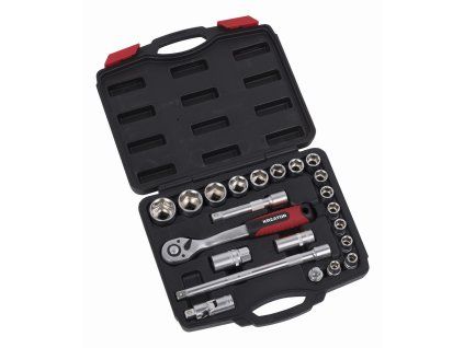 Gola sada KREATOR 1/2" v kufru, 22-dilna