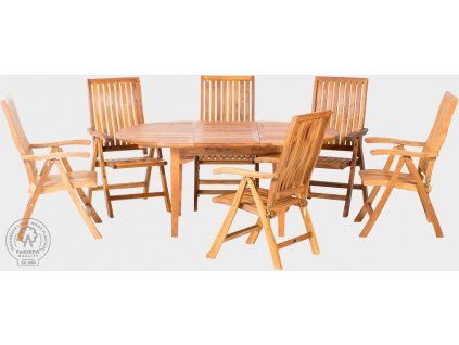 Sestava z teaku ELEGANTE SET I