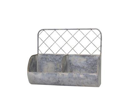 Zinkova police s mrizkou Chic Antique