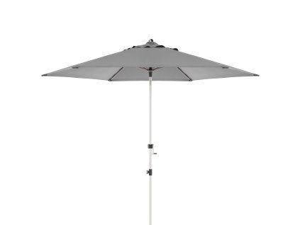 Slunečník s automatickým naklápěním klikou Doppler EXPERT 320 cm, světle šedá