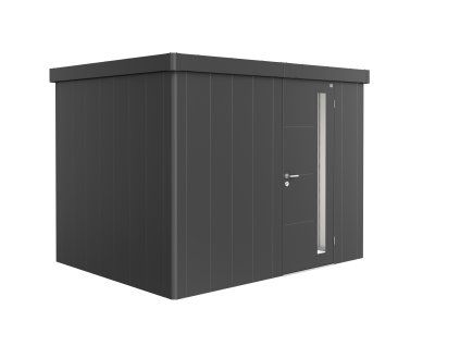 3509182 10 zahradni domek neo 2c tmave seda jednokridle dvere
