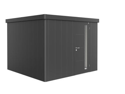 3509371 10 zahradni domek neo 3c tmave seda jednokridle dvere
