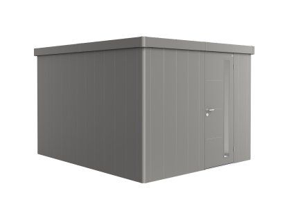 3509554 zahradni domek neo 4c sedy kremen jednokridle dvere