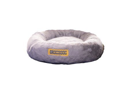 CROCODOG pelíšek pro psy a kočky - ortopedický - LIGHT GREY