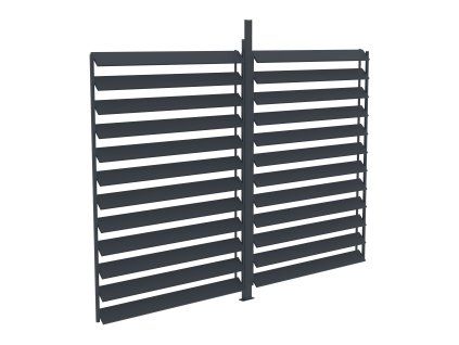 Otočná lamelová stěna 2,8 x 2,2 m pro pergolu Austin