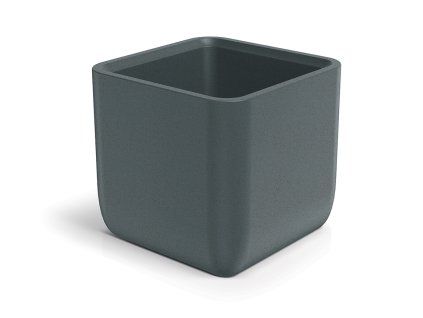 Květináč MOLTA CASE SQUARE 40 cm, grafit