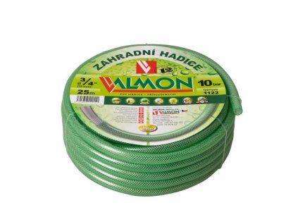 Zahradni hadice VALMON 1122 3/4" (19.0/26.0), 10 m, pruhledna zelena