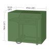 Kryci plachta na gril Classic S, 97 x 51 x 79 cm, 90 g/m2