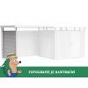 3463847 domek na naradi biohort highline h2 stribrna dvoukridle dvere