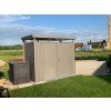 3463850 9 domek na naradi biohort highline h3 stribrna dvoukridle dvere