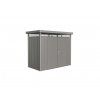 3463877 domek na naradi biohort highline h1 sedy kremen dvoukridle dvere
