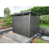 3463886 14 domek na naradi biohort highline h4 sedy kremen dvoukridle dvere