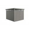 3463889 domek na naradi biohort highline h5 sedy kremen dvoukridle dvere
