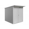 3464378 domek na naradi avantgarde a2 stribrna dvoukridle dvere