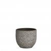 Obal na kvetinac Carrie prumer 14 cm, tmave sedy