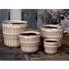 Obal na kvetinac Nimes s drazkami, prumer 14 cm - doplnkova fotografie 2