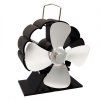 Ctyrlopatkovy ventilator na kamna Flamingo Mini, stribrny