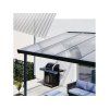 Hliníková pergola Terrassendach Premium 3,09 x 3,06 m - čirý polykarbonát / bílá