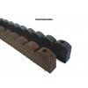 zahradni obrubnik scalloped 120 cm gumovy