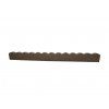 zahradni obrubnik scalloped 120 cm gumovy hnedy vcetne hrebu 2