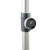 Slunečník s automatickým naklápěním klikou Doppler EXPERT 320 cm, světle šedá