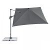 Výkyvný zahradní slunečník s boční tyčí Doppler ACTIVE 350  x 260 cm, antracit