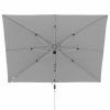 Výkyvný zahradní slunečník s boční tyčí Doppler ACTIVE 350  x 260 cm, světle šedá