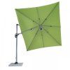 Výkyvný zahradní slunečník s boční tyčí Doppler ACTIVE 350  x 260 cm, zelená