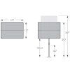 Naklápěcí slunečník Doppler ACTIVE Balkónová clona 180 x 130 cm , přírodní
