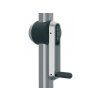 Slunečník s automatickým naklápěním klikou Doppler EXPERT 280 cm, světle šedá