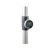 Slunečník s automatickým naklápěním klikou Doppler EXPERT 280 cm, světle šedá