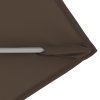 Slunečník s automatickým naklápěním Doppler EXPERT 220 x 140 cm, hnědá
