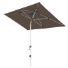 Slunečník s automatickým naklápěním Doppler EXPERT 220 x 140 cm, hnědá