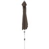 Slunečník s automatickým naklápěním Doppler EXPERT 220 x 140 cm, hnědá