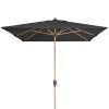 Slunečník s automatickým naklápěním s ULTRA UV ochranou Doppler ALU WOOD 210 x 140 cm, antracit
