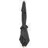 Slunečník s automatickým naklápěním s ULTRA UV ochranou Doppler ALU WOOD 210 x 140 cm, antracit