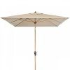 Slunečník s automatickým naklápěním s ULTRA UV ochranou Doppler ALU WOOD 3 x 2 m, přírodní