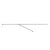 Slunečník s automatickým naklápěním klikou Doppler ACTIVE 210x140 cm, hnědá
