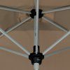 Slunečník s automatickým naklápěním klikou Doppler ACTIVE 210x140 cm, hnědá