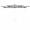 Slunečník se středovou nohou Doppler ACTIVE 200 x 120 cm, světle šedá