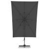 Moderní slunečník s boční nohou Doppler ACTIVE 310  x 210 cm, antracit