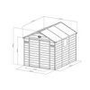 3507398 8 zahradni domek g21 boston 670 241 x 278 cm plastovy bezovy