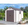 3507398 zahradni domek g21 boston 670 241 x 278 cm plastovy bezovy