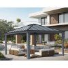 Palram Canopia Garden Gazebos Dallas 14x16 4.3x5 Grey Grey Twinwall Main 1 610x472