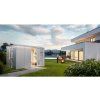 3509497 14 zahradni domek neo 4b sedy kremen dvoukridle dvere