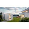 3509587 3 zahradni domek neo 4d stribrna dvoukridle dvere