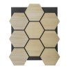 Akustický panel G21 81,5 x 66,5 x 2,1 cm plástev, přírodní dub
