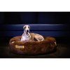 CROCODOG pelíšek pro psy a kočky - ortopedický - CHOCO BROWN